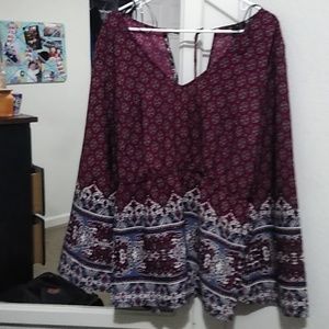 Forever 21 Long Sleeve Romper